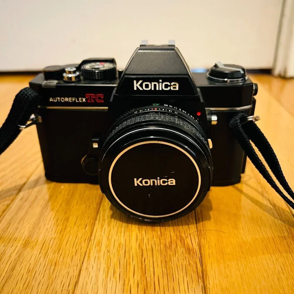 KONICA 35mm SLR Auto Flex TC Vintage Camera - Picture 15 of 16